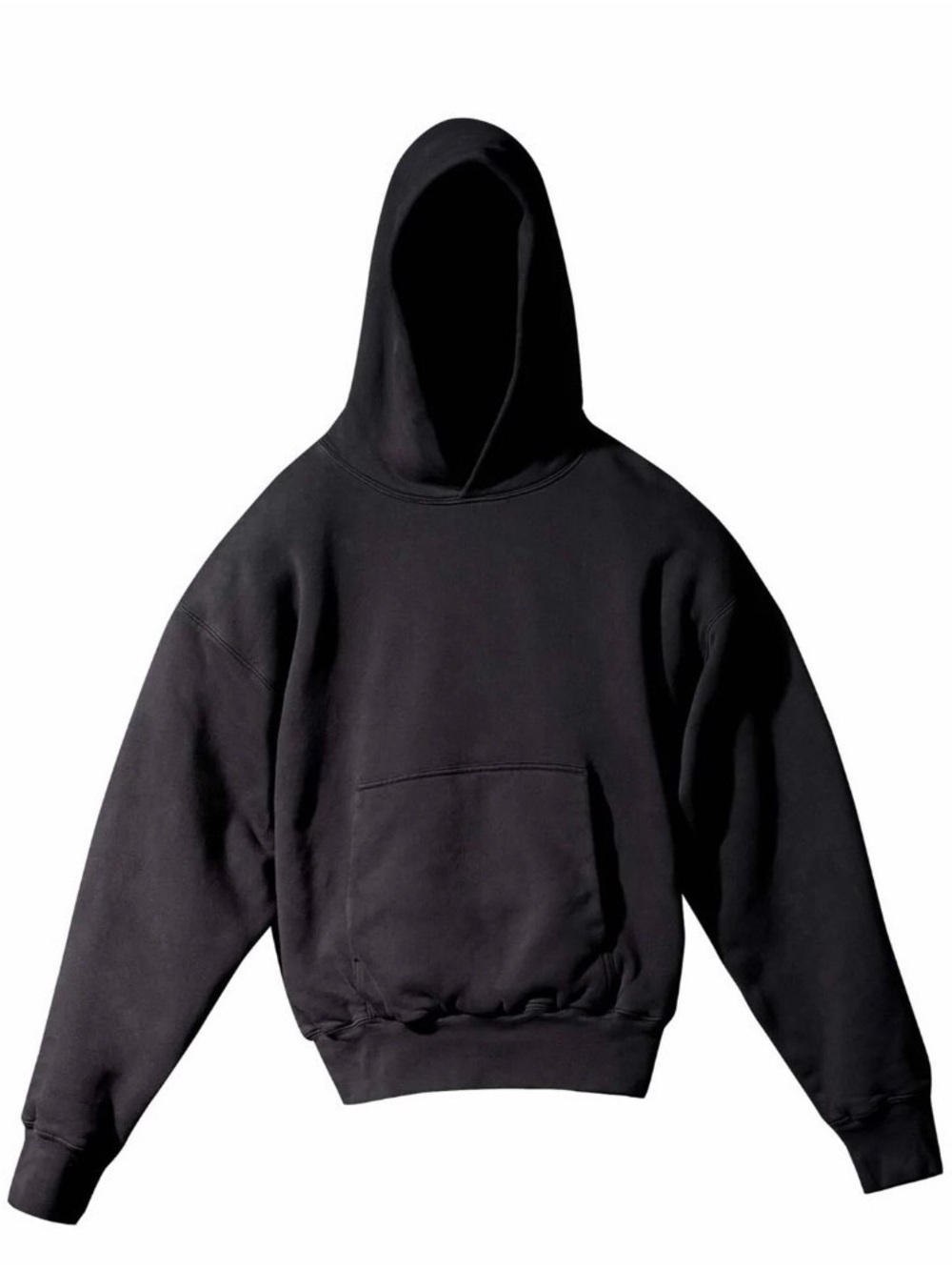Black Yzy x Gap Hooded Pullover Sweatshirt
